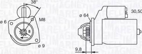 Magneti Marelli 063102021010 - Starteris www.autospares.lv