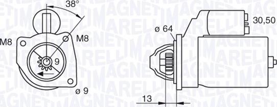 Magneti Marelli 063101021010 - Starteris www.autospares.lv