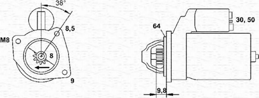 Magneti Marelli 063102022010 - Starteris www.autospares.lv