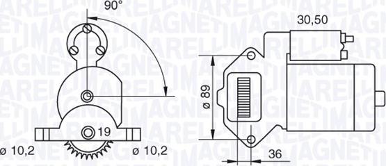 Magneti Marelli 063187051010 - Starteris autospares.lv