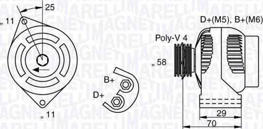 Magneti Marelli 063341896010 - Генератор www.autospares.lv