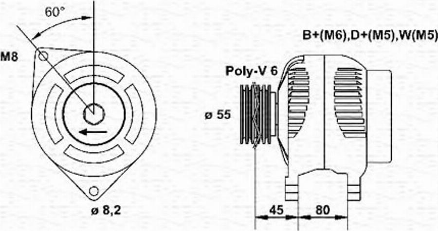 Magneti Marelli 063341343010 - Ģenerators www.autospares.lv