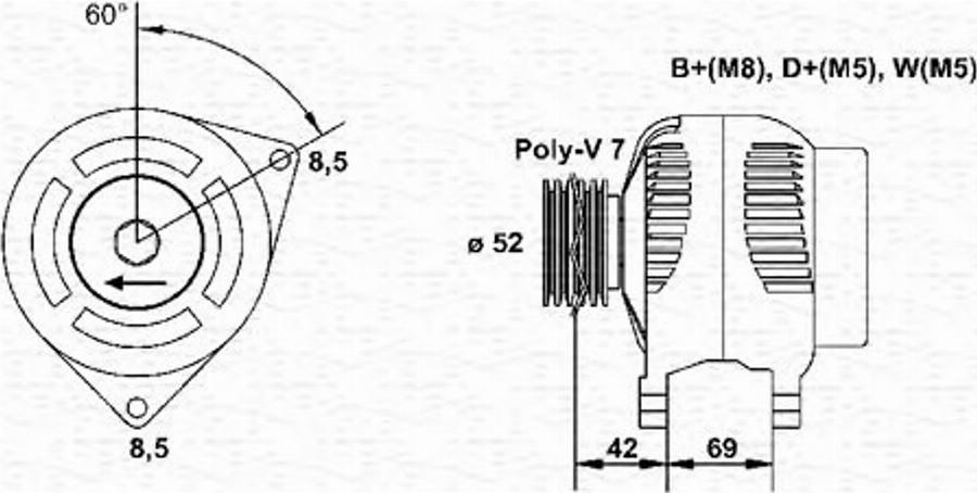 Magneti Marelli 063341353010 - Ģenerators www.autospares.lv