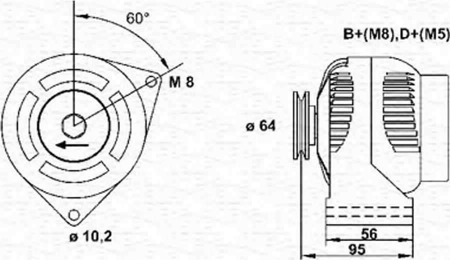 Magneti Marelli 063341770010 - Ģenerators www.autospares.lv