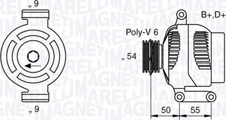 Magneti Marelli 063358061010 - Ģenerators autospares.lv