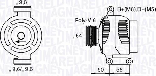 Magneti Marelli 063358062010 - Генератор www.autospares.lv