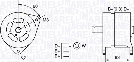 Magneti Marelli 063324264010 - Генератор www.autospares.lv