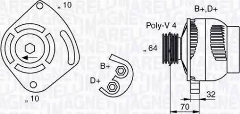 Magneti Marelli 063321919010 - Ģenerators www.autospares.lv