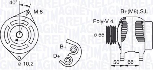 Magneti Marelli 063321607010 - Ģenerators www.autospares.lv