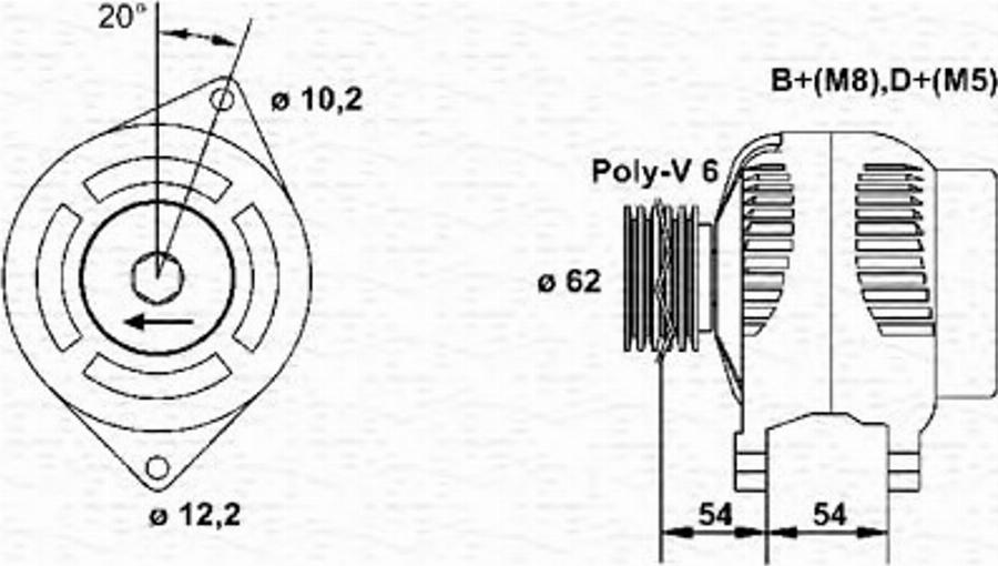 Magneti Marelli 063321809010 - Ģenerators www.autospares.lv