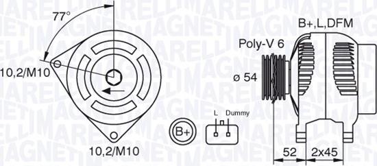 Magneti Marelli 063321734010 - Ģenerators www.autospares.lv