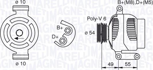 Magneti Marelli 063377494010 - Ģenerators www.autospares.lv