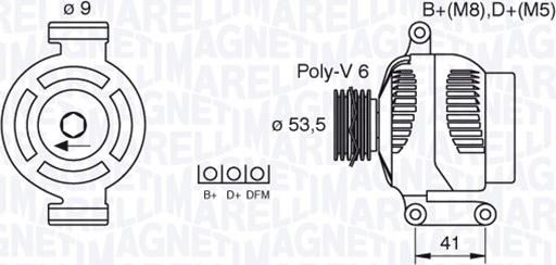 Magneti Marelli 063377495010 - Ģenerators www.autospares.lv