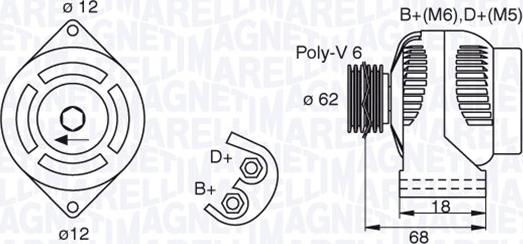 Magneti Marelli 063377490010 - Ģenerators www.autospares.lv