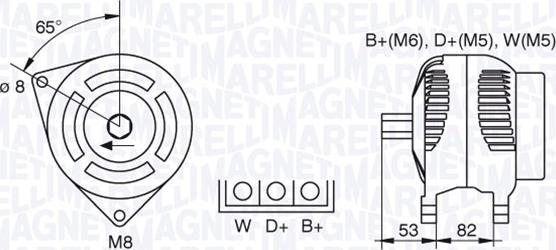 Magneti Marelli 063377461010 - Alternator www.autospares.lv