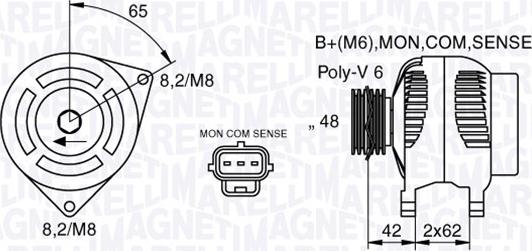 Magneti Marelli 063377409010 - Ģenerators www.autospares.lv