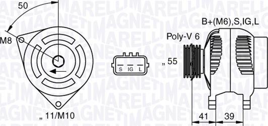 Magneti Marelli 063377431010 - Ģenerators autospares.lv