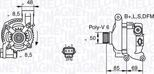 Magneti Marelli 063377420010 - Ģenerators autospares.lv