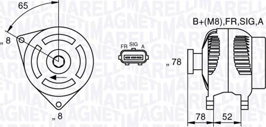 Magneti Marelli 063377421010 - Ģenerators www.autospares.lv