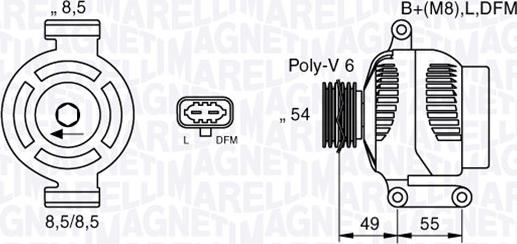 Magneti Marelli 063377423010 - Ģenerators www.autospares.lv