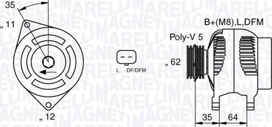 Magneti Marelli 063377015010 - Ģenerators www.autospares.lv