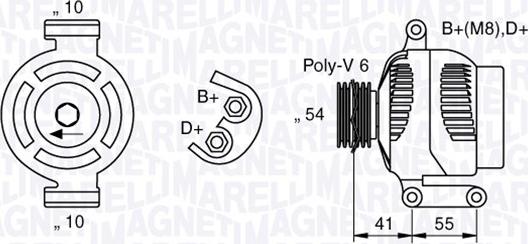 Magneti Marelli 063377028010 - Генератор www.autospares.lv