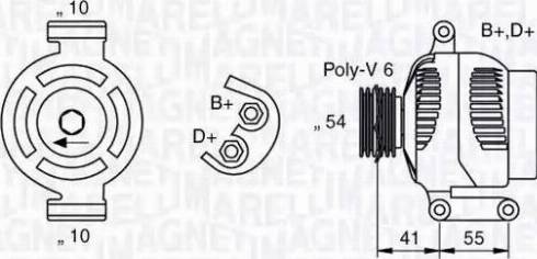 Magneti Marelli 063377022010 - Генератор www.autospares.lv