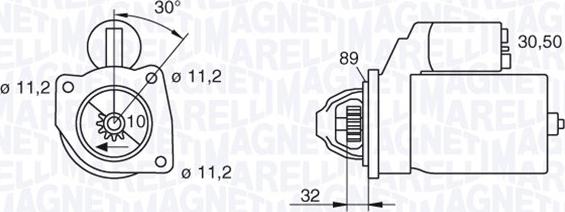 Magneti Marelli 063207145010 - Starteris www.autospares.lv