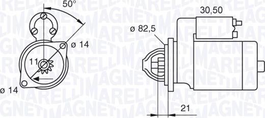 Magneti Marelli 063207138010 - Starter www.autospares.lv