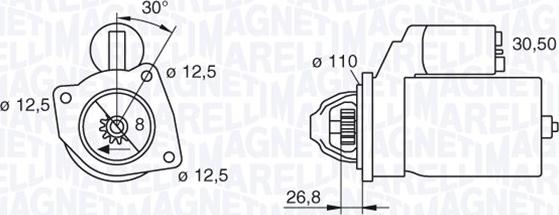 Magneti Marelli 063216851010 - Starteris autospares.lv