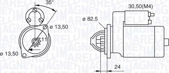 Magneti Marelli 063216884010 - Starter www.autospares.lv