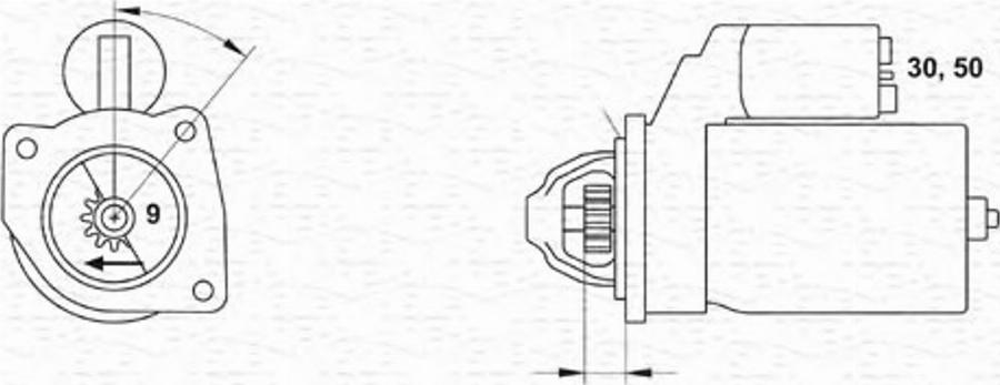 Magneti Marelli 063216833010 - Starteris www.autospares.lv