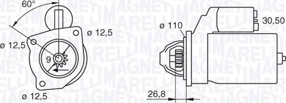 Magneti Marelli 063216731010 - Starteris www.autospares.lv