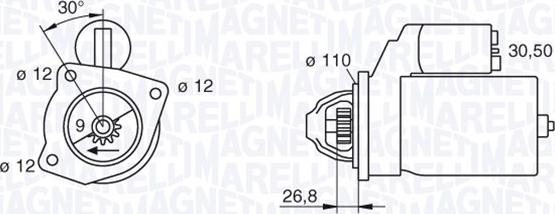 Magneti Marelli 063217154010 - Стартер www.autospares.lv