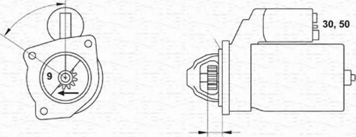 Magneti Marelli 063217121010 - Starteris autospares.lv