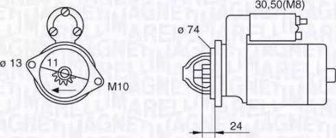 Magneti Marelli 063280059010 - Starteris autospares.lv