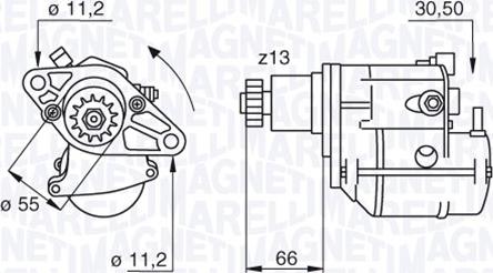 Magneti Marelli 063280053010 - Стартер www.autospares.lv