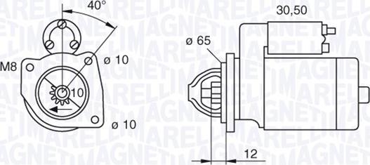 Magneti Marelli 063280062010 - Starteris www.autospares.lv