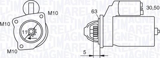 Magneti Marelli 063721377010 - Стартер www.autospares.lv