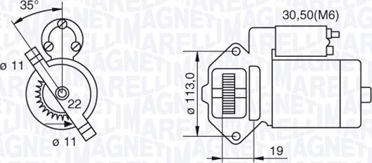 Magneti Marelli 063280031010 - Стартер www.autospares.lv