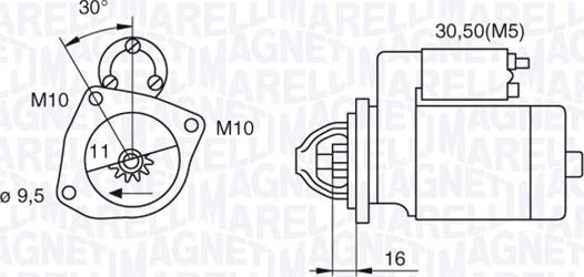 Magneti Marelli 063280029010 - Starteris www.autospares.lv