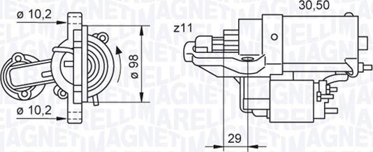 Magneti Marelli 063280028010 - Starteris autospares.lv