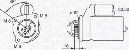 Magneti Marelli 063222908010 - Стартер www.autospares.lv