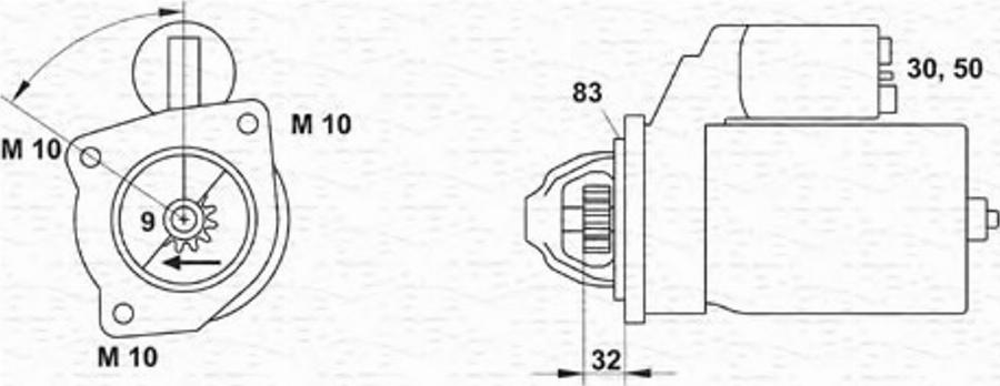 Magneti Marelli 063 22 213 801 0 - Starteris www.autospares.lv