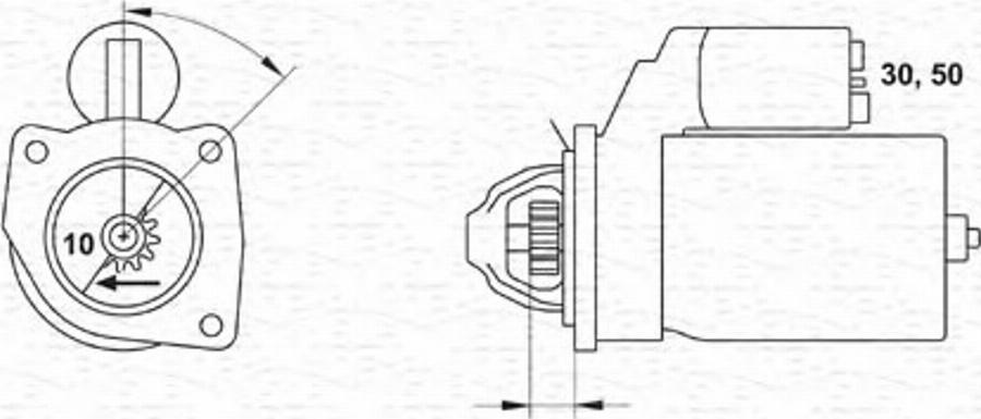 Magneti Marelli 063227564010 - Starteris www.autospares.lv