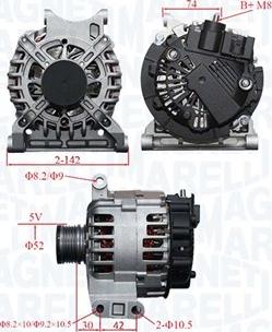 Magneti Marelli 063739065010 - Ģenerators autospares.lv