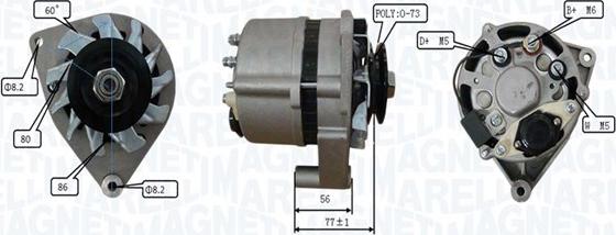 Magneti Marelli 063739066010 - Alternator www.autospares.lv