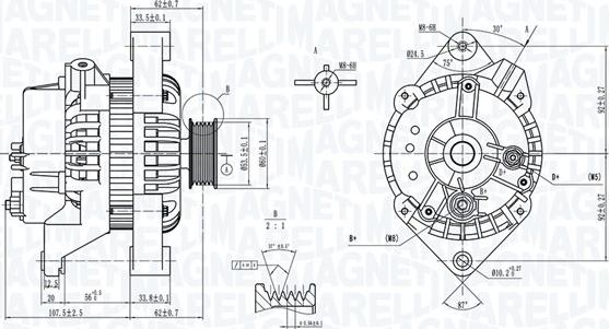 Magneti Marelli 063734274010 - Ģenerators www.autospares.lv