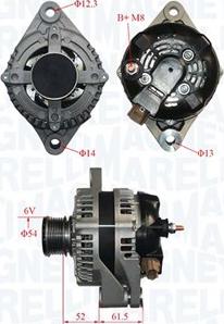 Magneti Marelli 063735679010 - Генератор www.autospares.lv