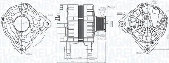 Magneti Marelli 063736095010 - Ģenerators autospares.lv